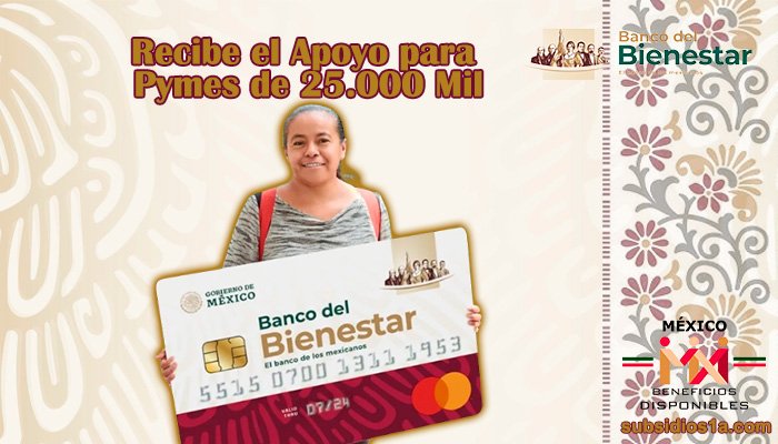 Recibe el Apoyo para Pymes de 25.000 Mil